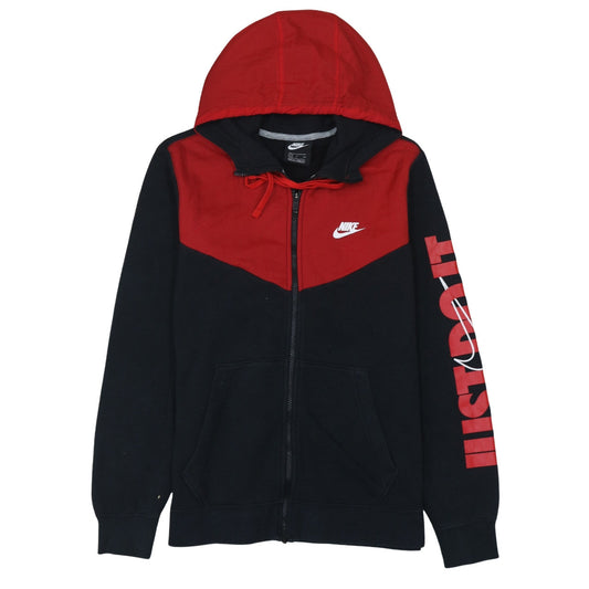 Nike Men's Black Red Full Zip Hoodie Small Sportswear