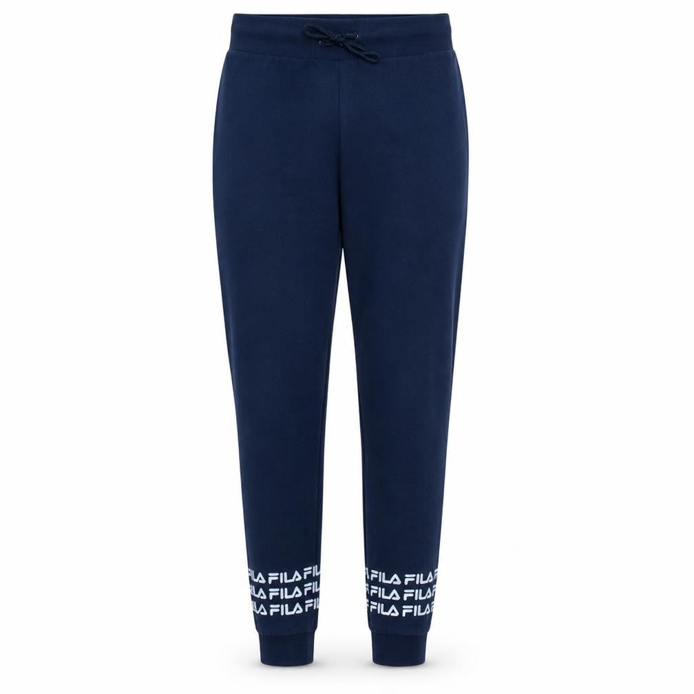 FILA Men's Blue XL Jogger Trousers Fleece Activewear Pants