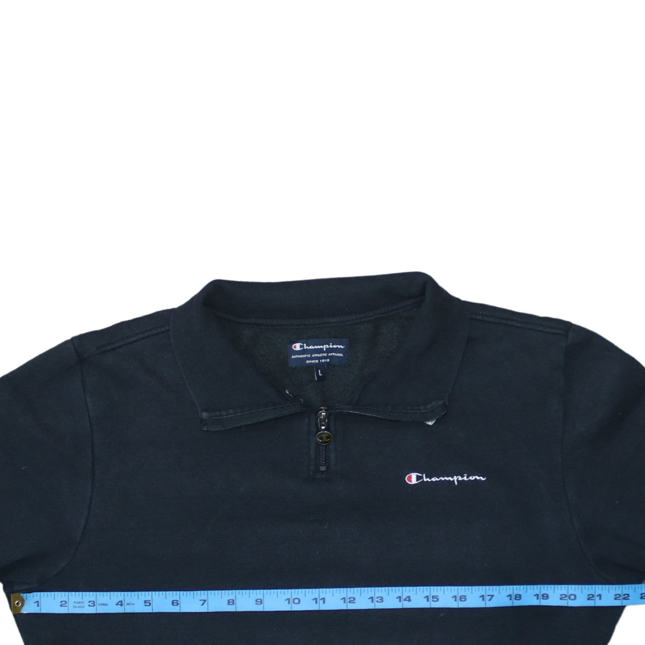 Champion Women’s Black 1/4 Zip Pullover Sweatshirt L