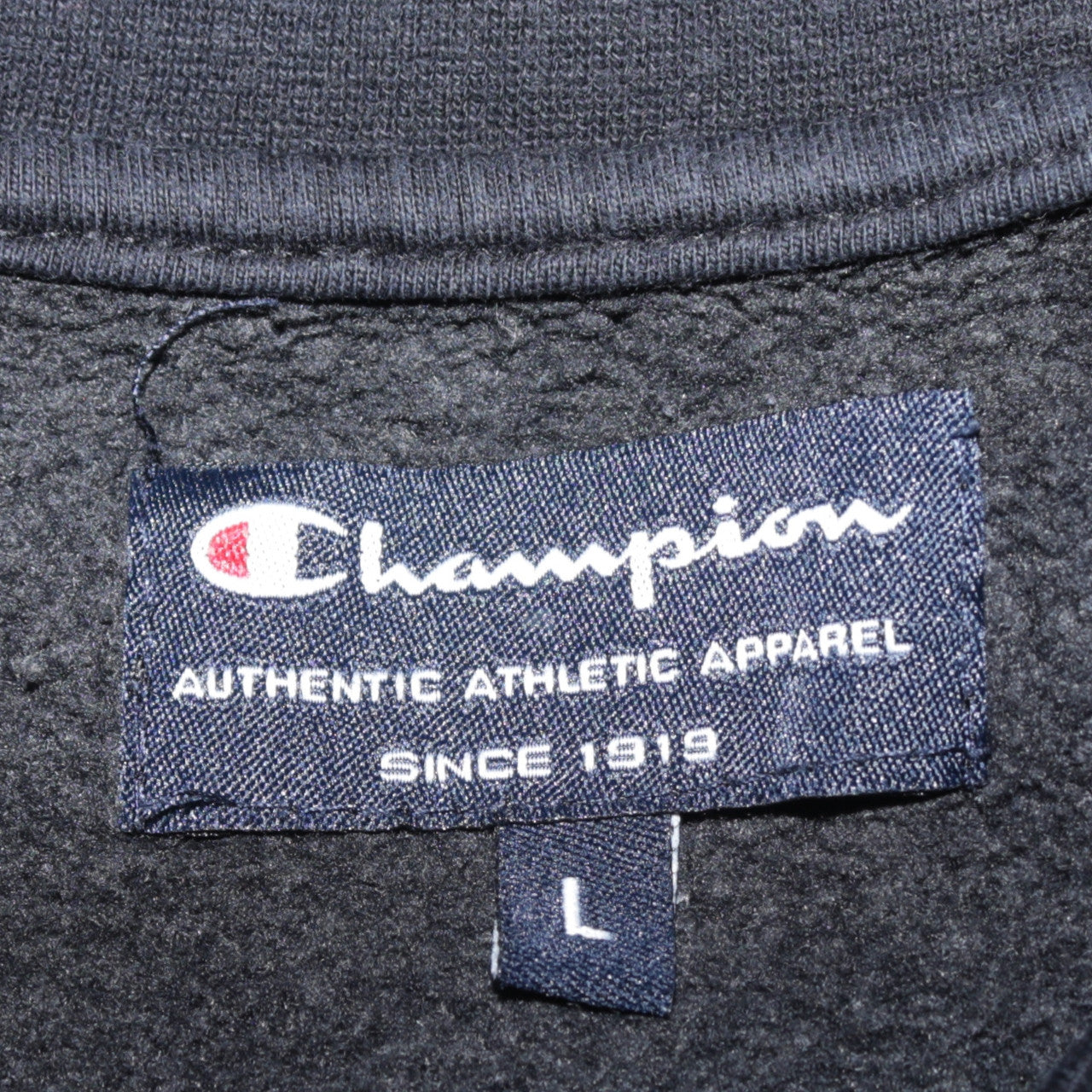 Champion Women’s Black 1/4 Zip Pullover Sweatshirt L