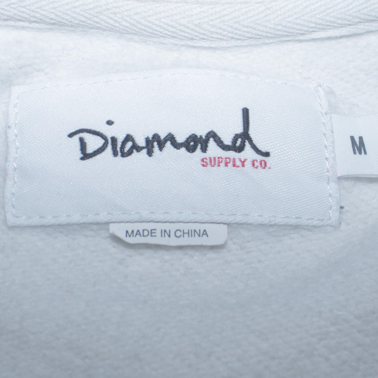Diamond Supply Co. Men's White Navy Red Colour Block Sweatshirt M