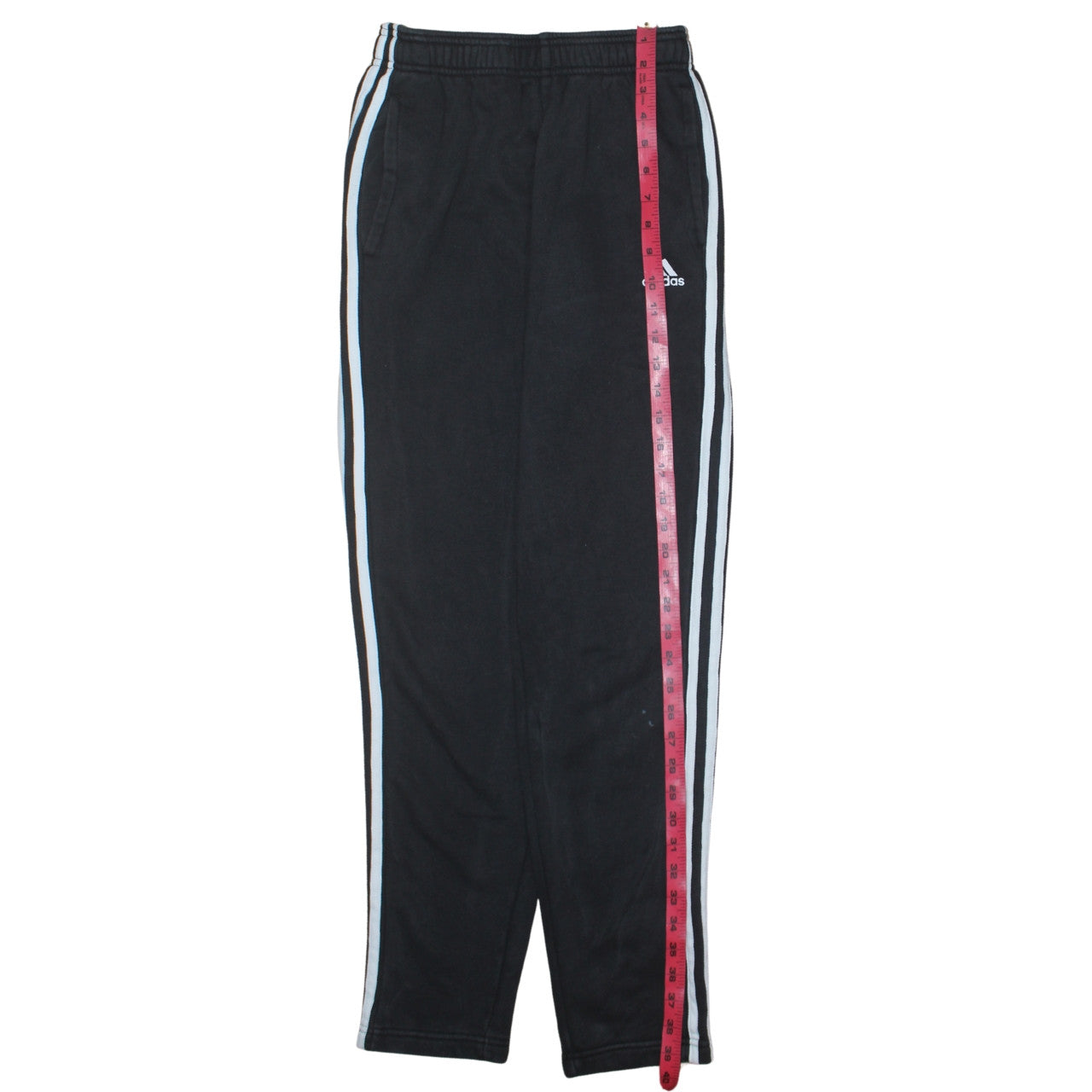 Adidas Men’s Black Track Pants S Regular Fit Athletic Trousers