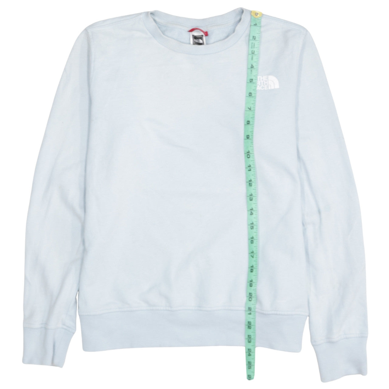 The North Face Womens Light Blue Cotton Sweatshirt M Regular Fit