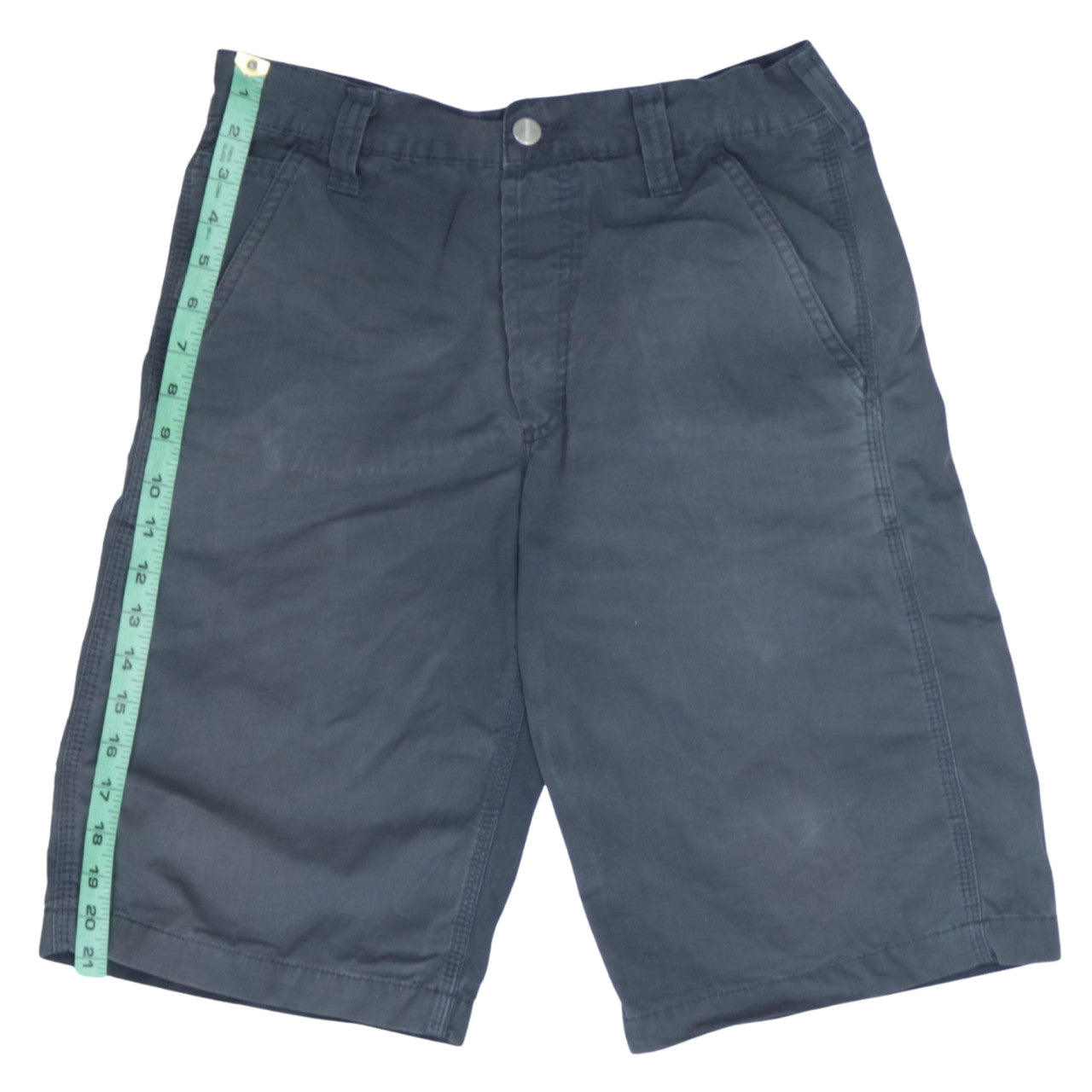 Carhartt Men's Blue Cotton Work Bermuda Shorts Size 28
