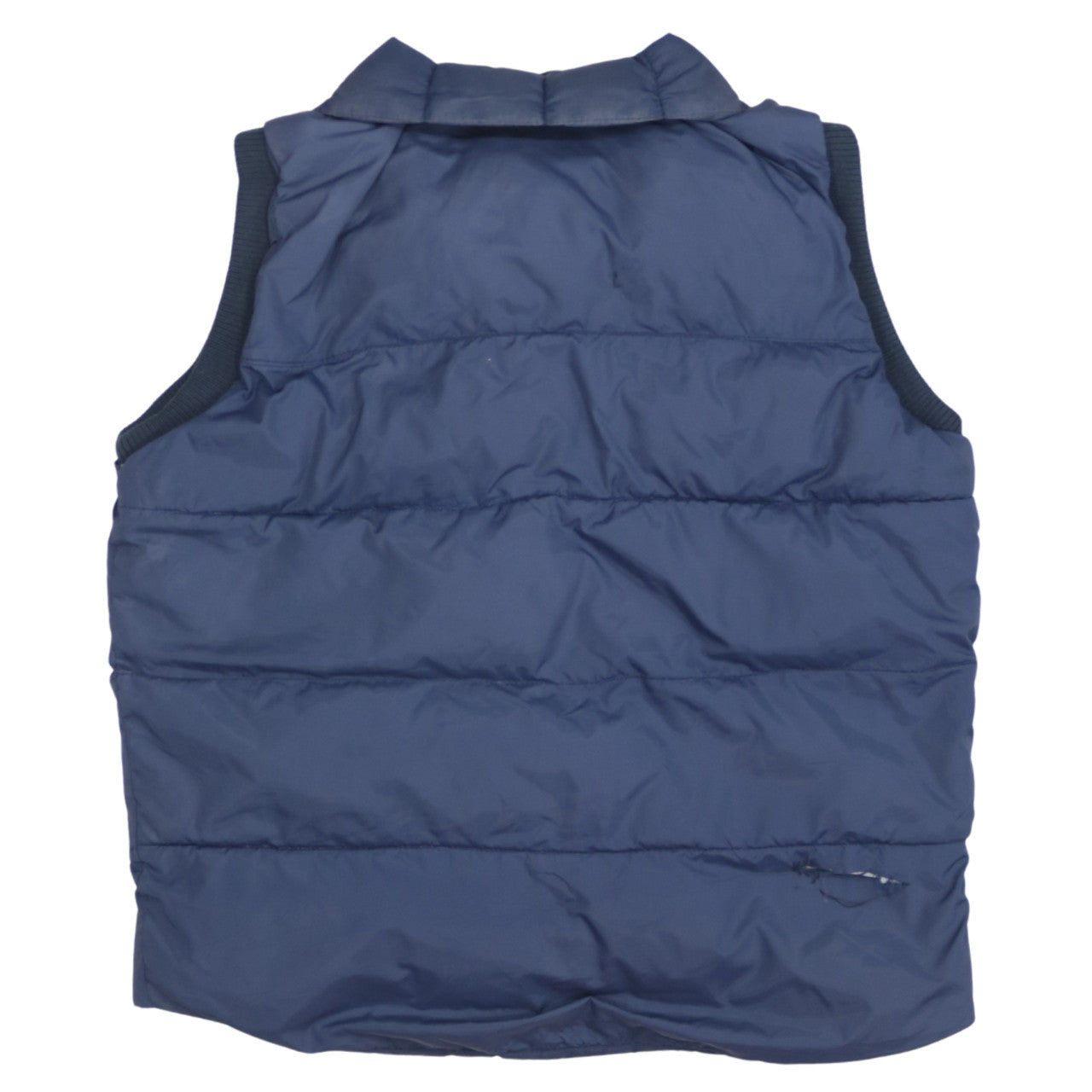 Nike Boys Blue Puffer Gilet Waistcoat XL 13-15 Years Lined Full Zip