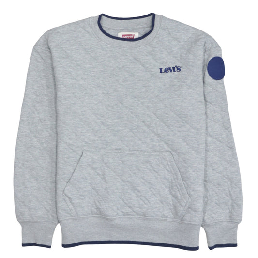 Levi's Boys Grey Crew Neck Pullover Sweatshirt Size 12 Years