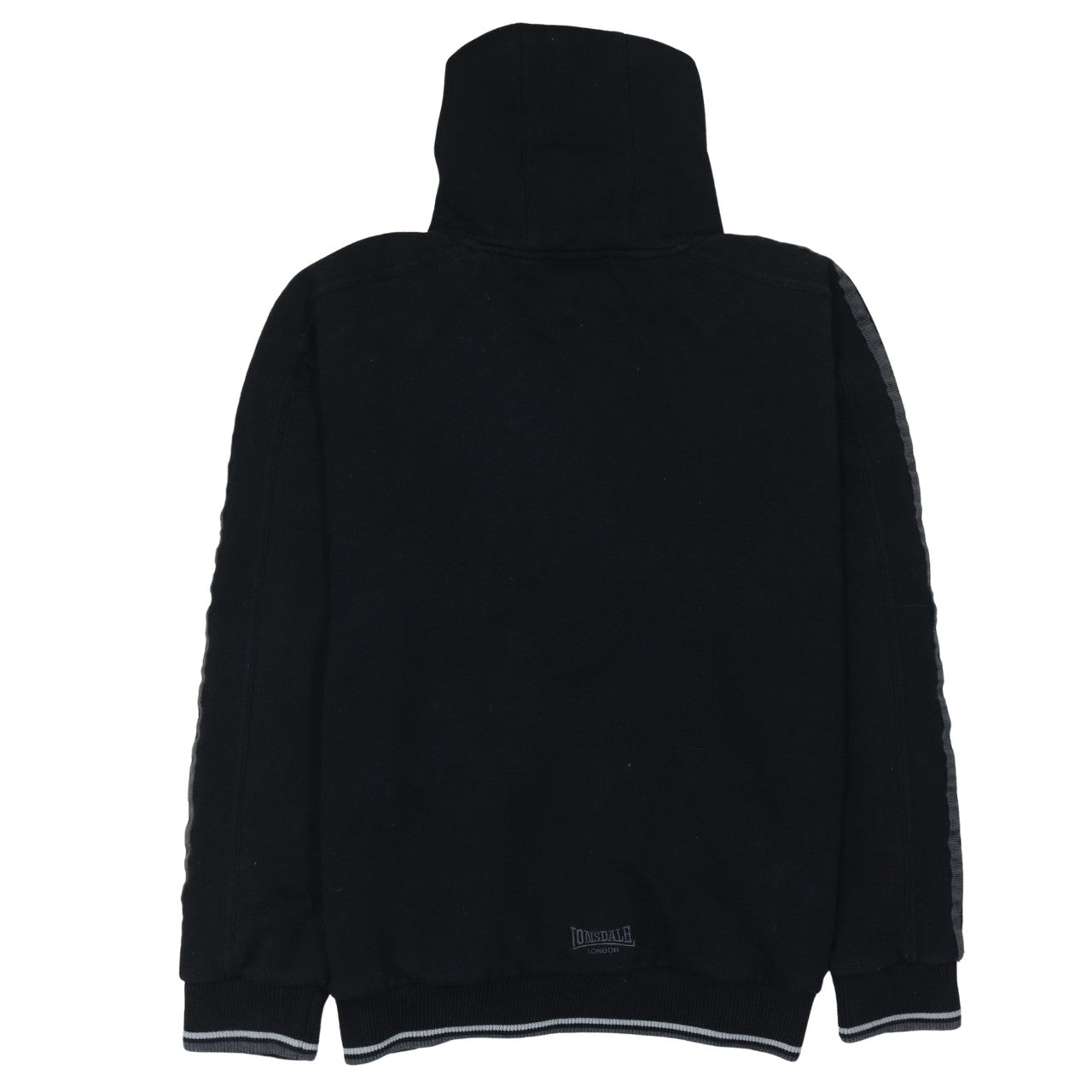 Lonsdale Men’s Black 4XL Pullover Hoodie with Logo