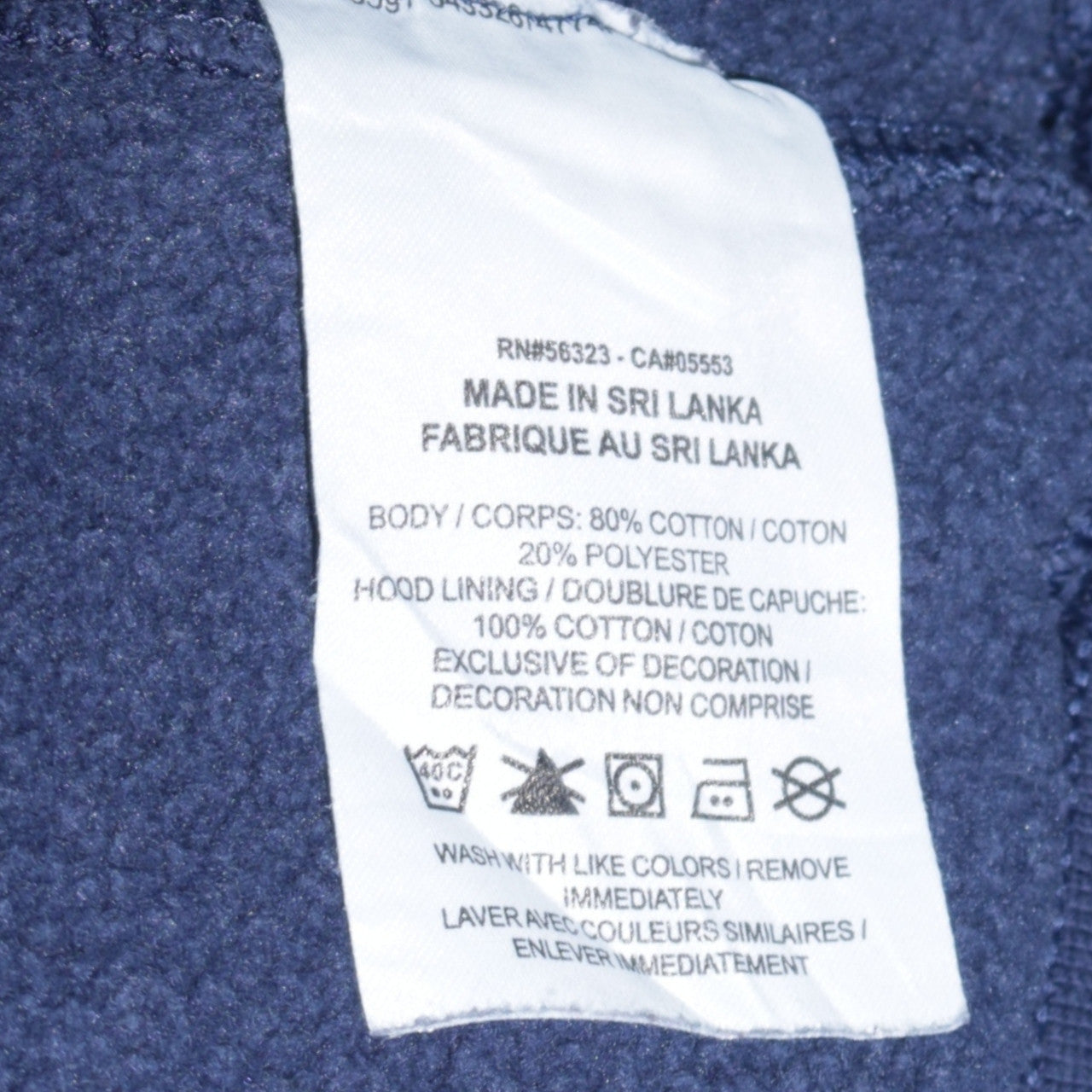Nike Men's Blue Pullover Hoodie Small Logo Fleece Sweatshirt