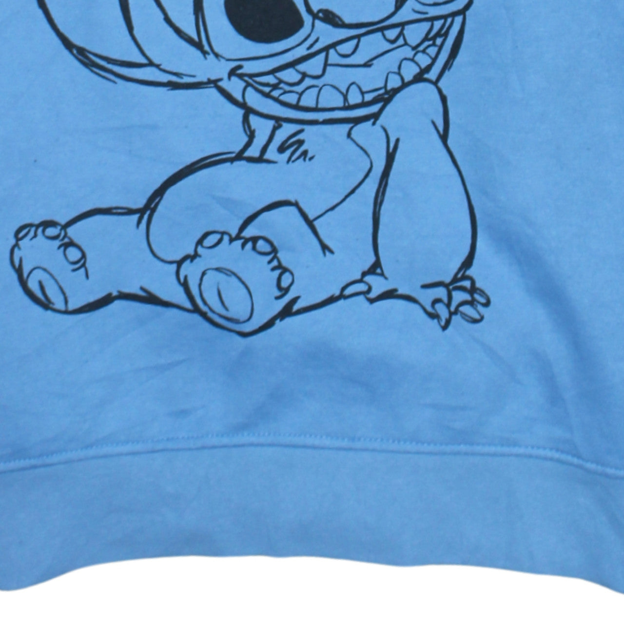 Disney Lilo & Stitch Blue Crew Neck Women’s Sweatshirt Size 2XS