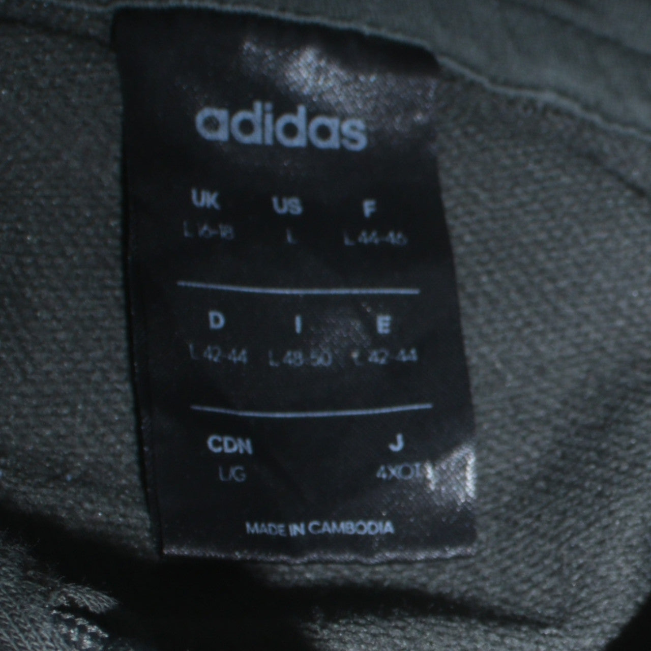 Adidas Women’s Black Pullover Hoodie Size L with Logo Print
