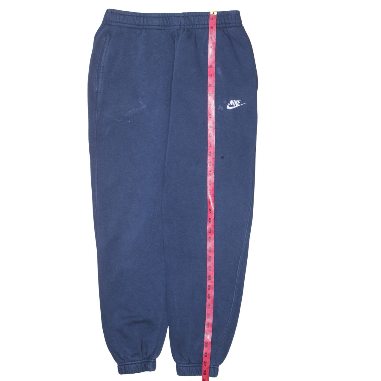 Nike Men's Blue Fleece Sweatpants M Regular Fit Joggers