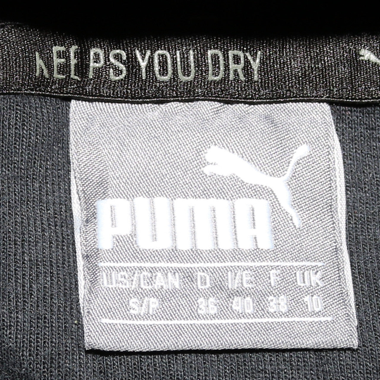 Puma Womens Black Size 10 Hooded Pullover Sweatshirt