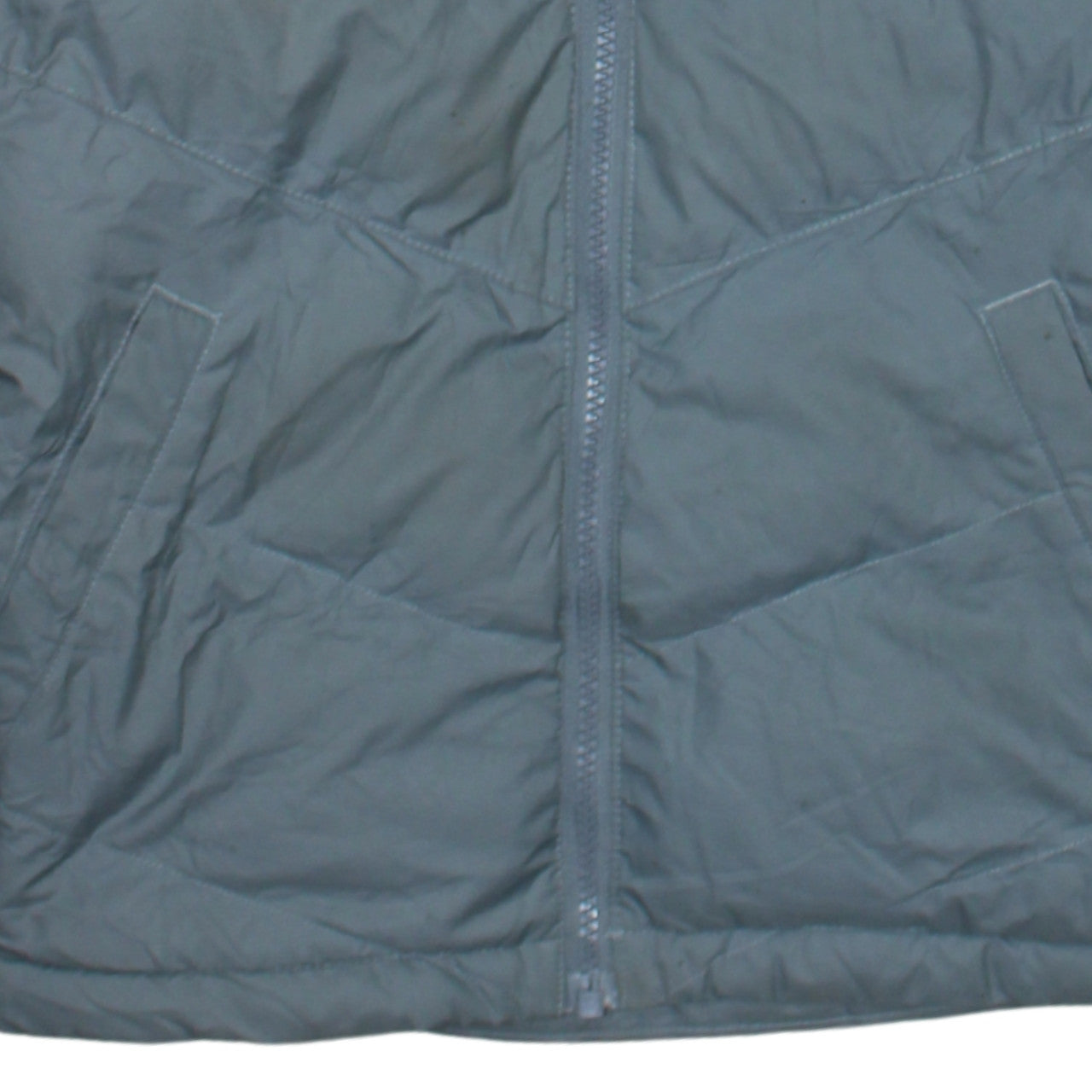 Nike Boys Grey Hooded Puffer Jacket Size 158cm Lightweight Winter Coat