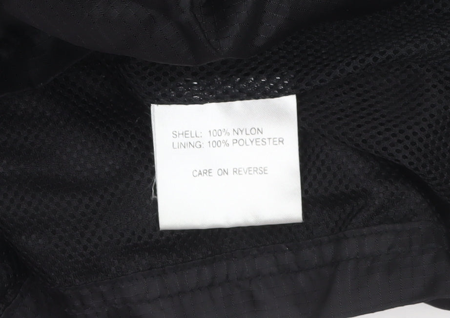 RugbyTech Men's Black 2XL Windbreaker Sports Jacket