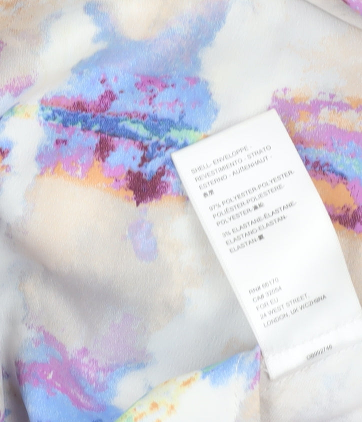 Urban Outfitters Womens Multicoloured XS Midi Satin Skirt