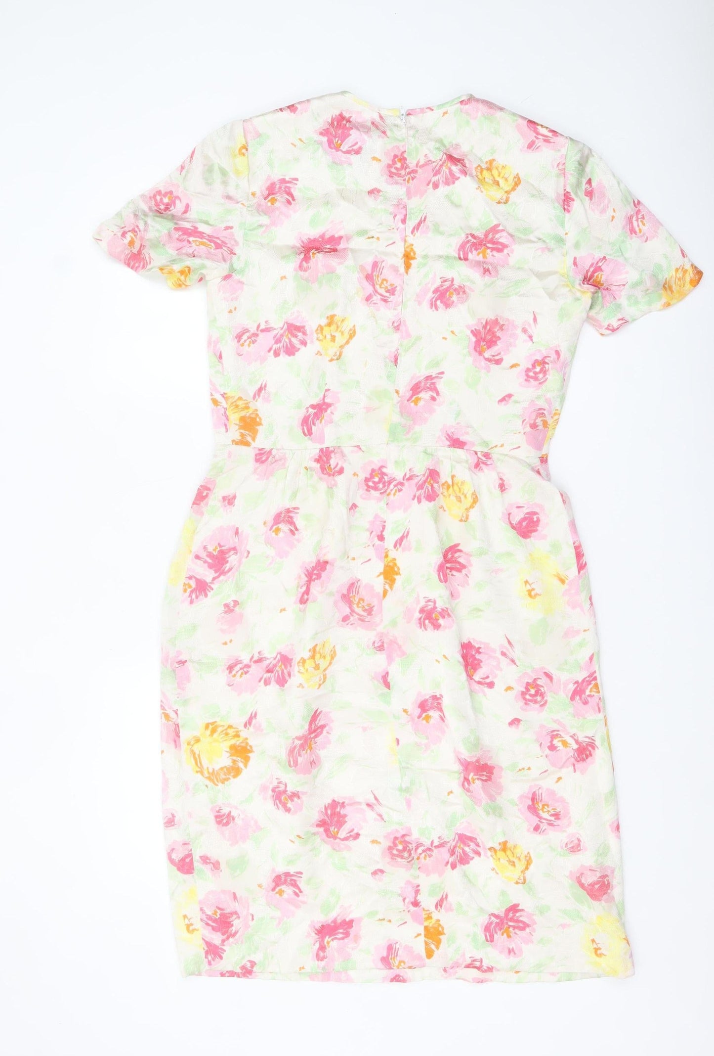 Donald Campbell Women's Multicoloured Floral Sheath Dress Size 12
