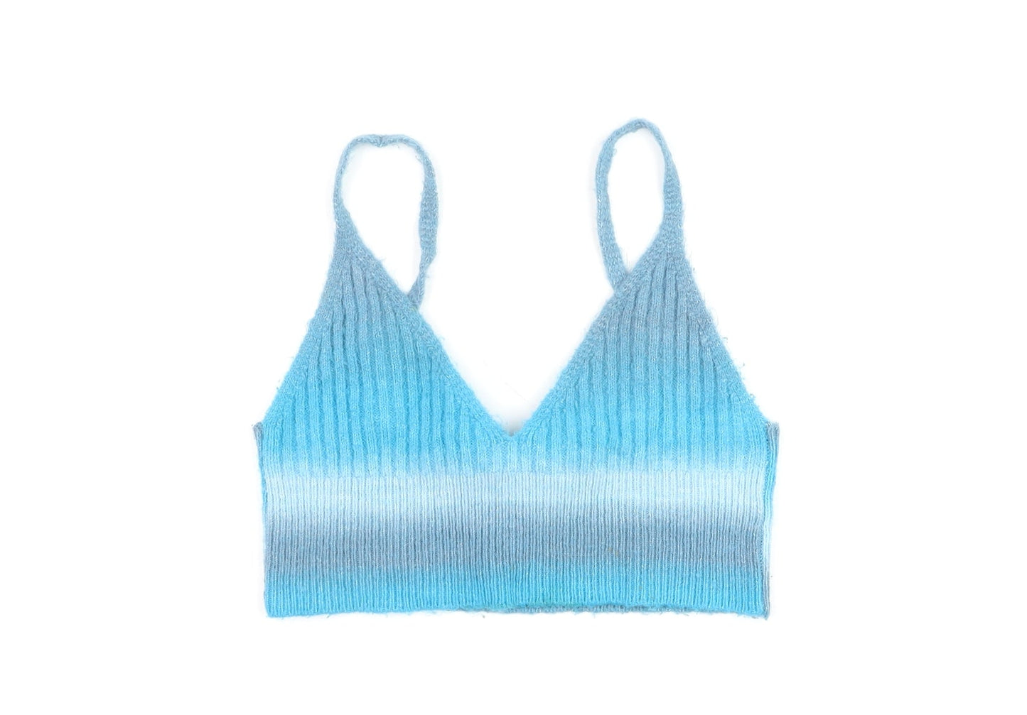 Collusion Women’s Blue Knit Camisole Tank Top UK 10