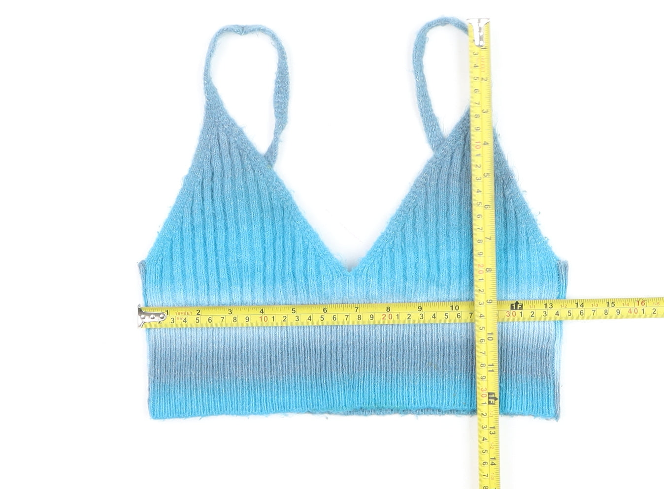 Collusion Women’s Blue Knit Camisole Tank Top UK 10