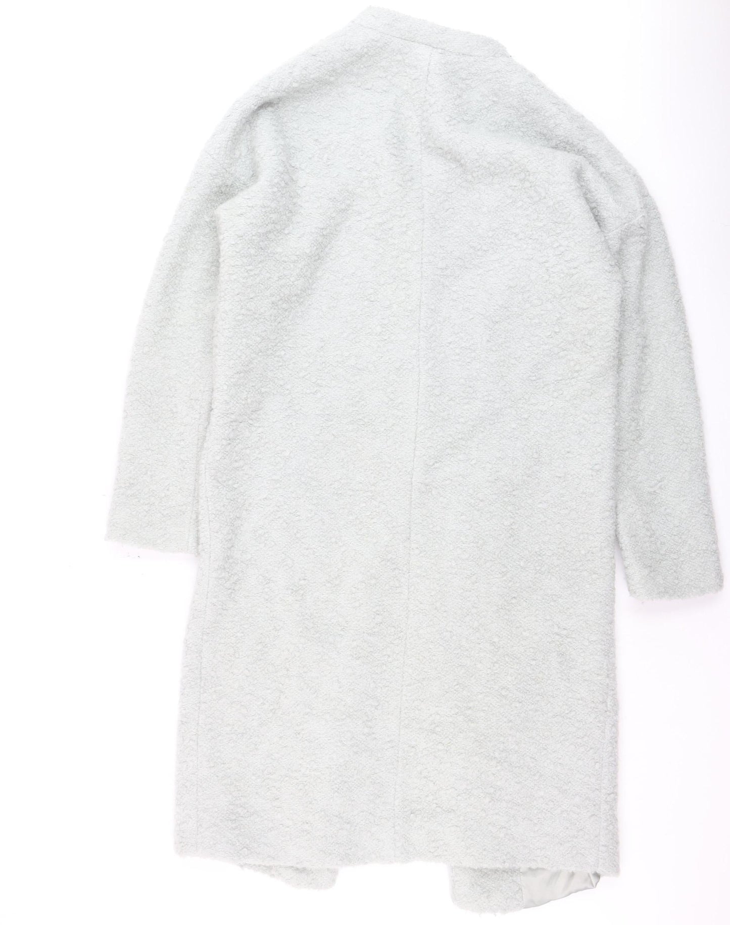 Marks and Spencer Autograph Women’s Grey Wool Blend Long Overcoat Size 8