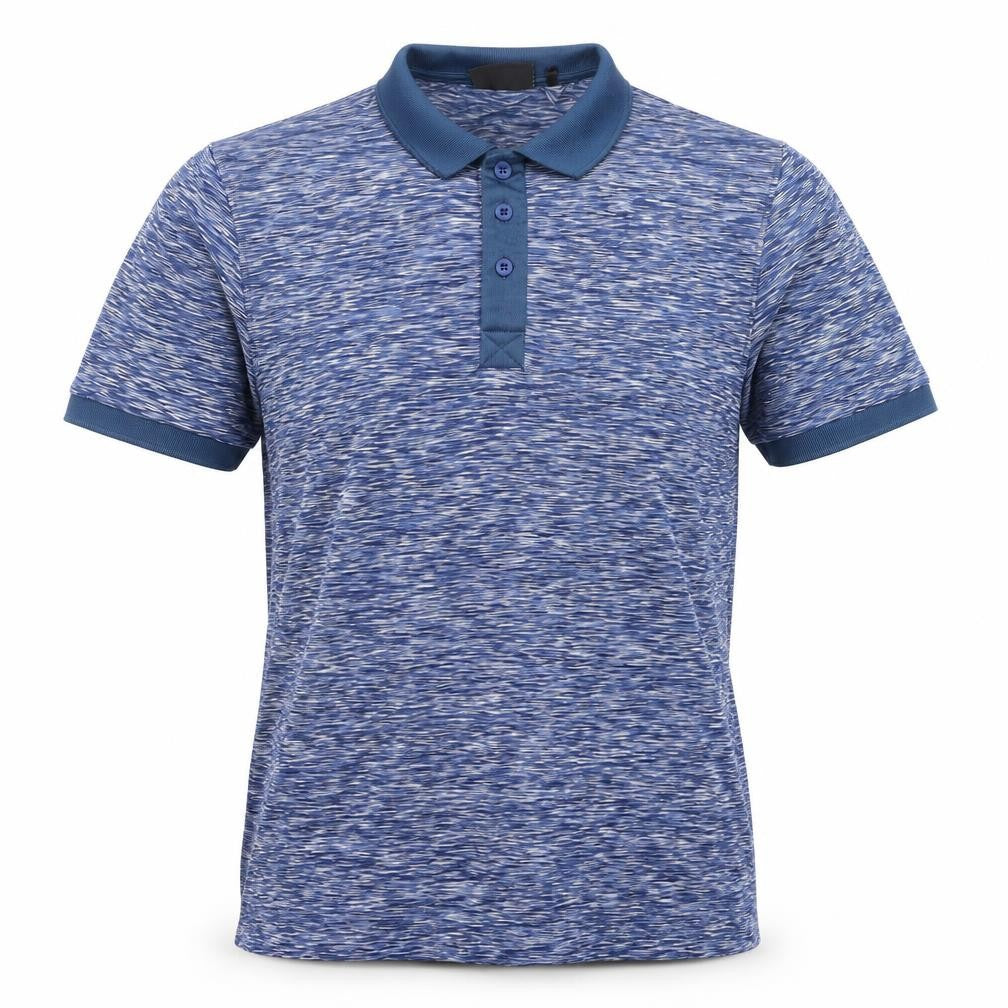 McKenzie Men's Blue Regular Fit Short Sleeve Polo Shirt Size S