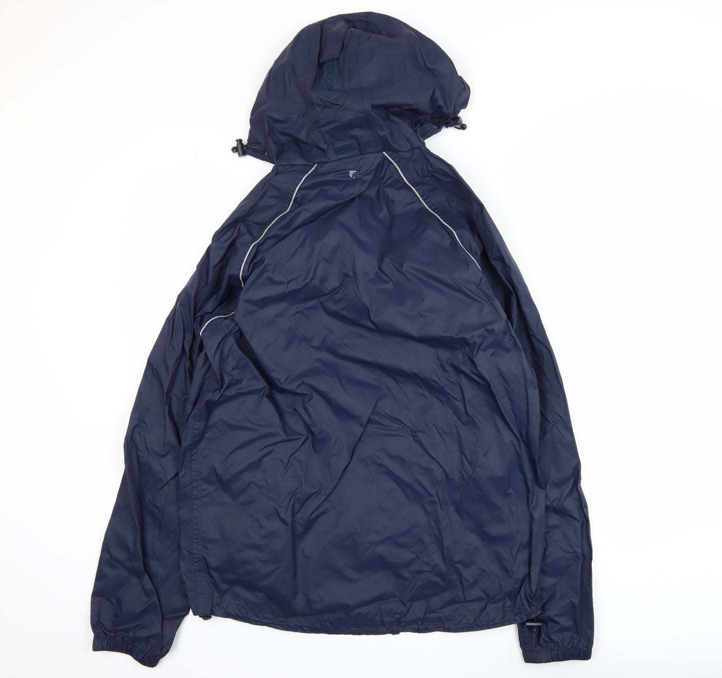 Mountain Warehouse Mens Blue XS Waterproof Hooded Rain Jacket