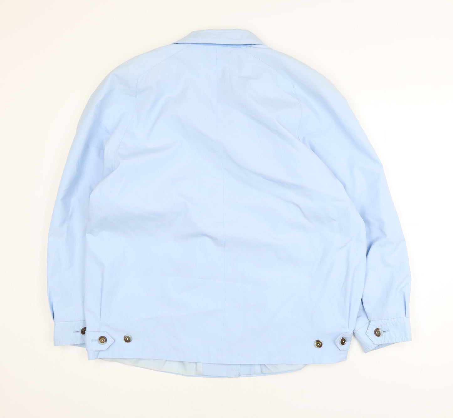 David Barry Women's Blue Size 16 Buttoned Casual Jacket