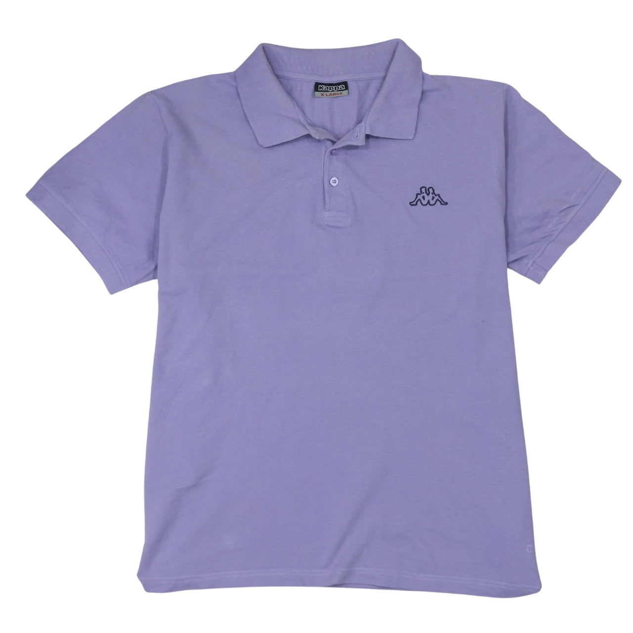 Kappa Men's Purple XL Cotton Polo Shirt Embroidered Logo