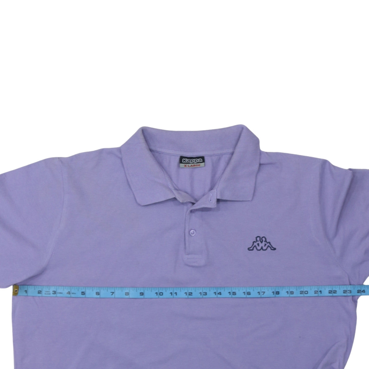 Kappa Men's Purple XL Cotton Polo Shirt Embroidered Logo
