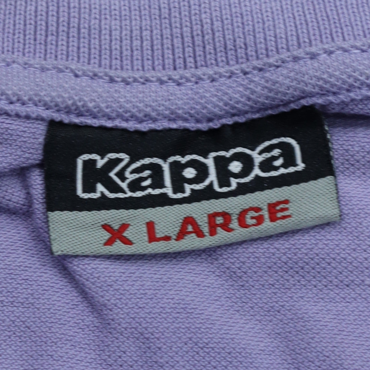 Kappa Men's Purple XL Cotton Polo Shirt Embroidered Logo