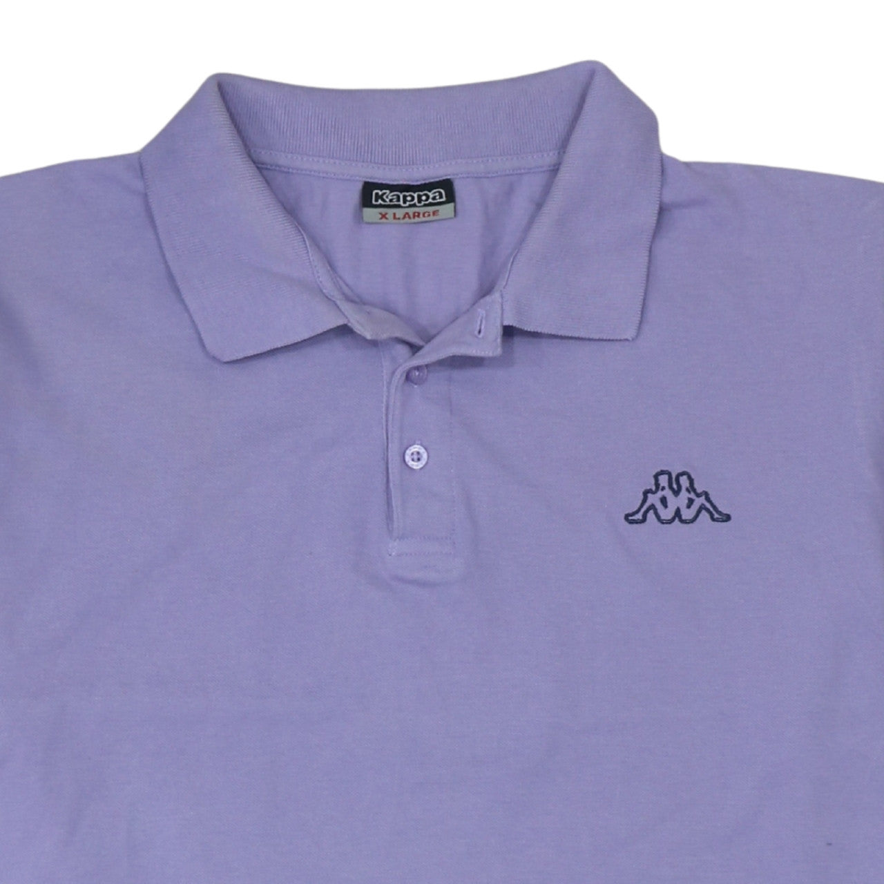 Kappa Men's Purple XL Cotton Polo Shirt Embroidered Logo