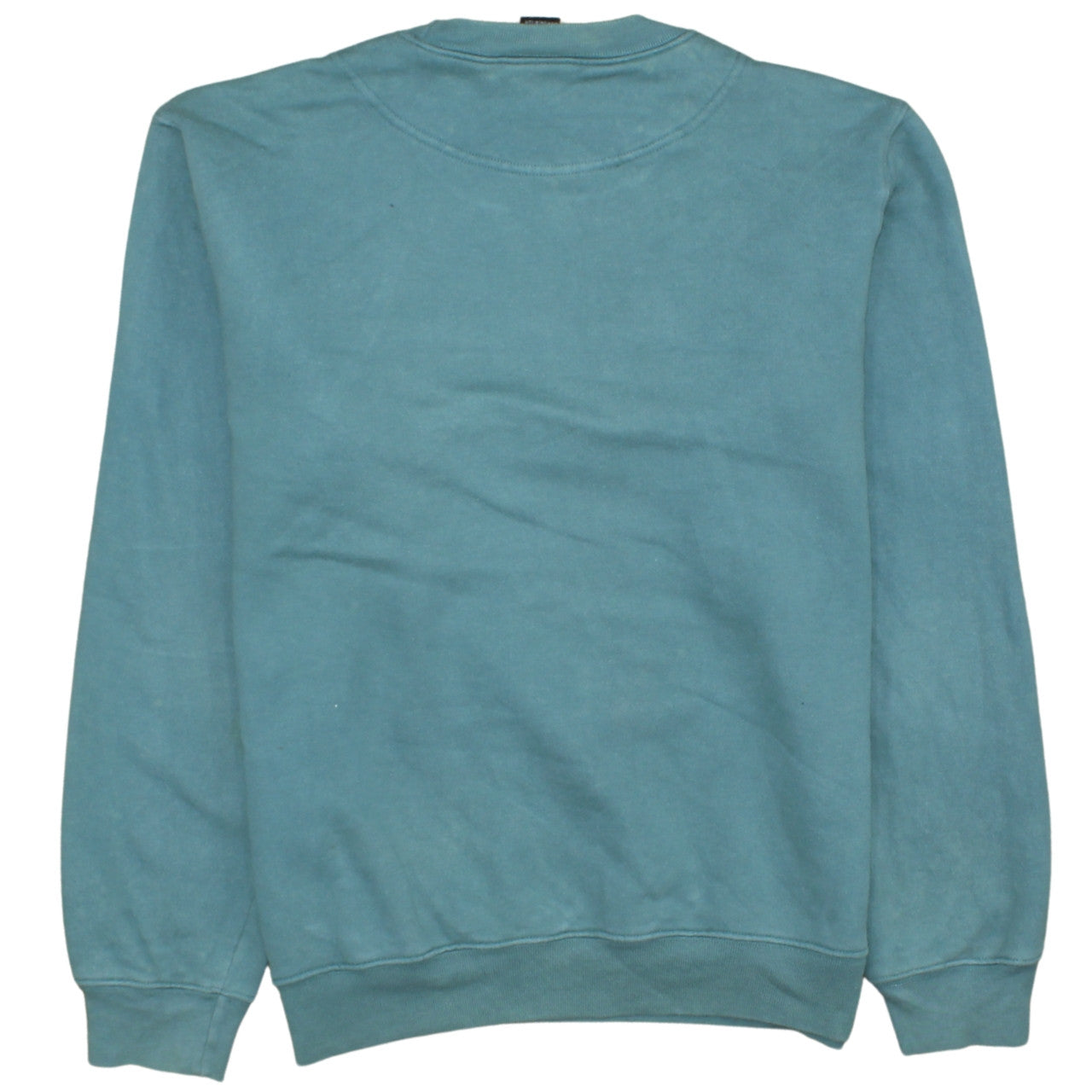 Diesel Men’s Blue Cotton Crew Neck Sweatshirt Size S