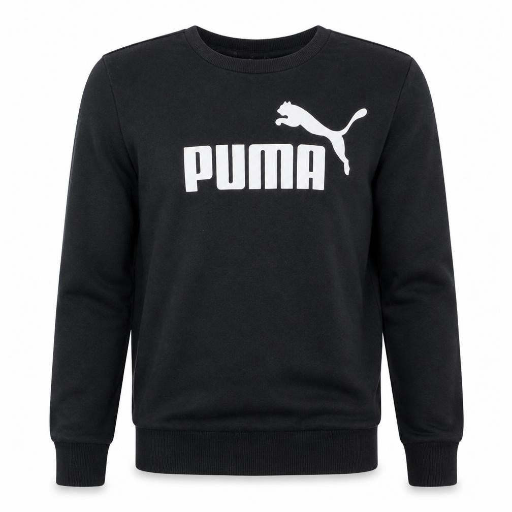 Puma Men's Black XS Pullover Crew Neck Graphic Sweatshirt