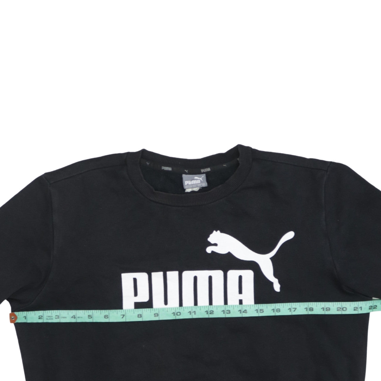 Puma Men's Black XS Pullover Crew Neck Graphic Sweatshirt
