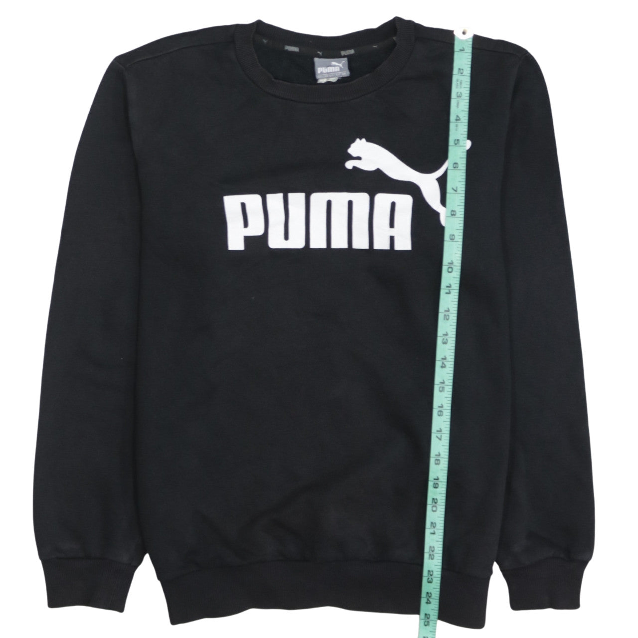Puma Men's Black XS Pullover Crew Neck Graphic Sweatshirt