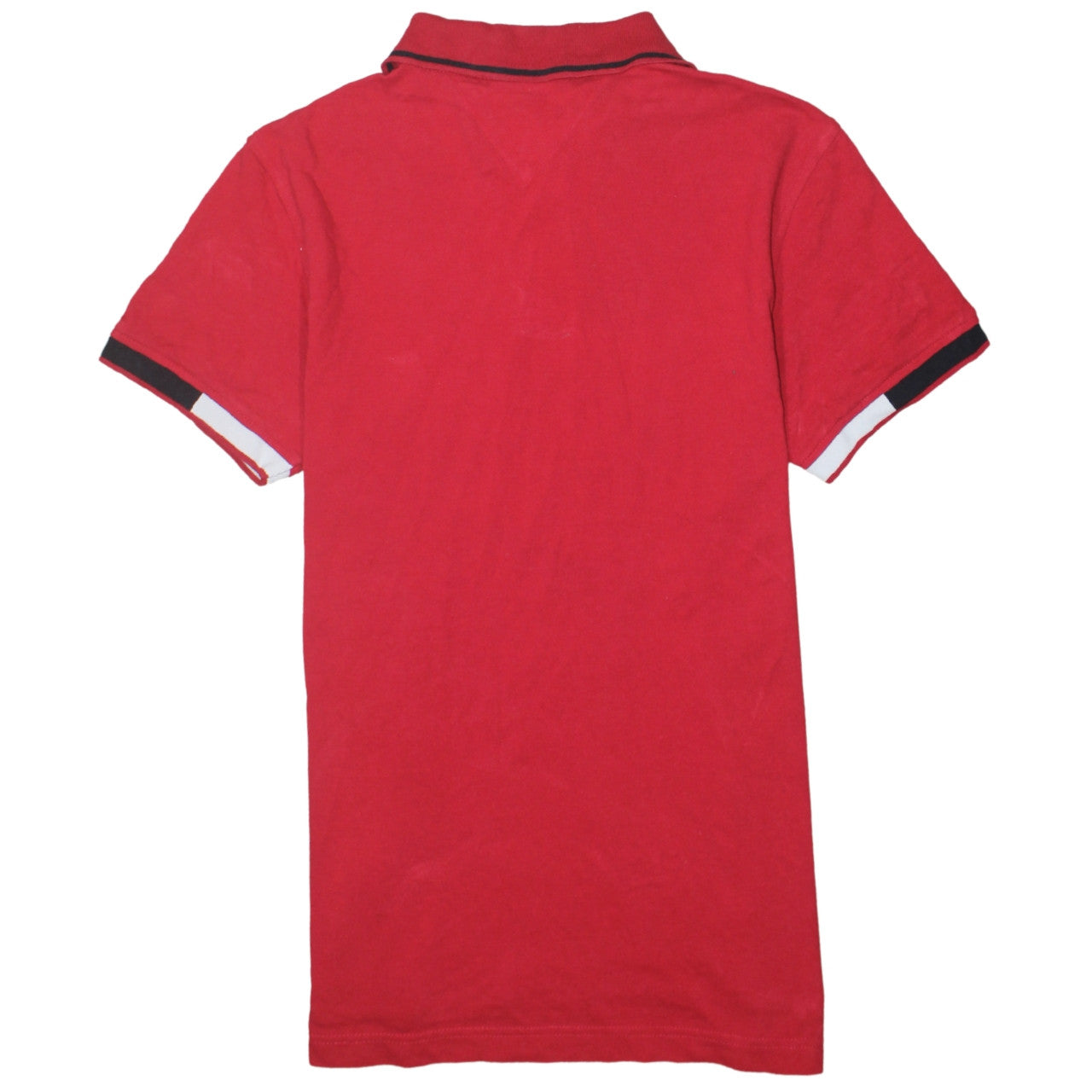 Tommy Hilfiger Men's Red Slim Fit Polo Shirt Size M Cotton