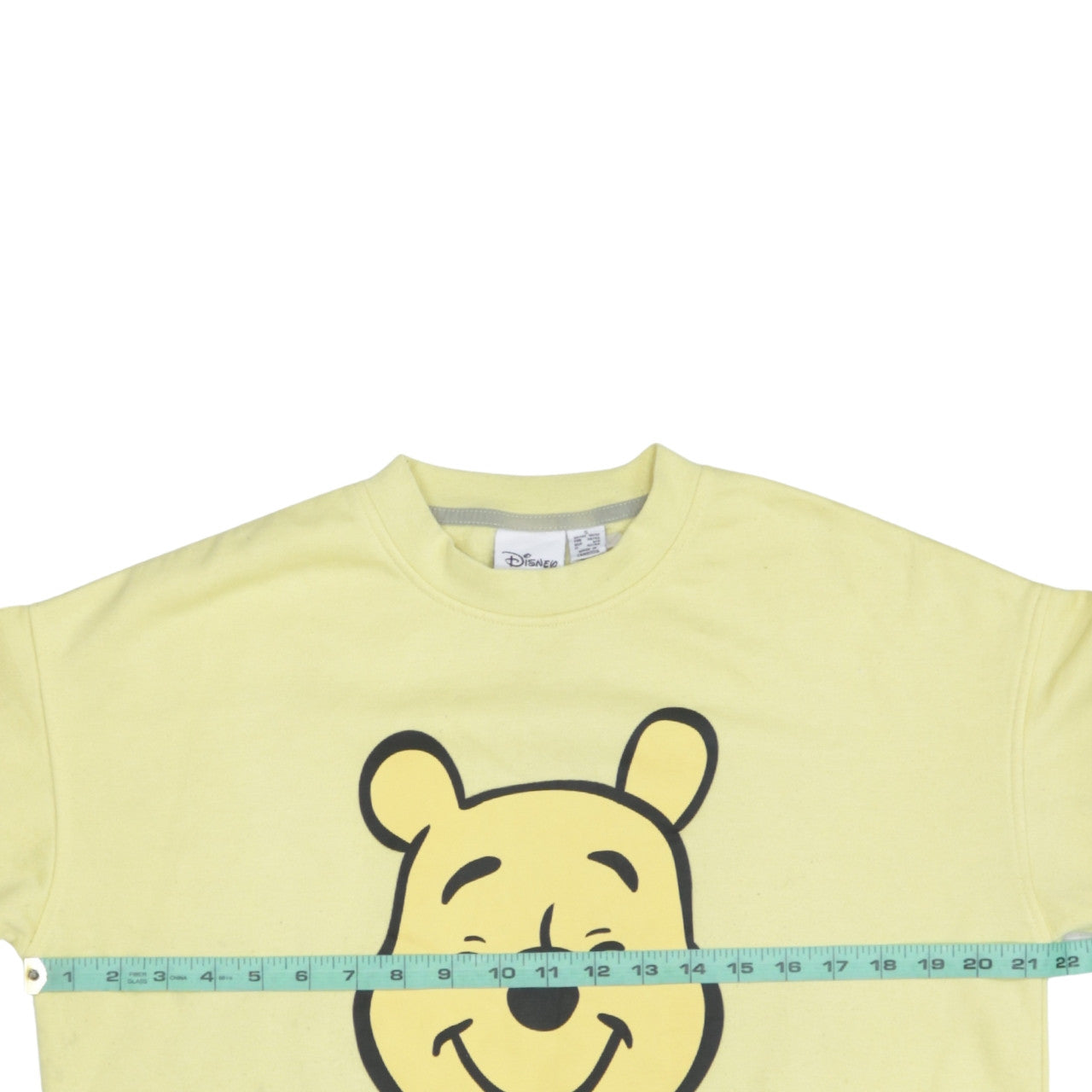 Disney Women Yellow Winnie the Pooh Hunny Sweatshirt Size S