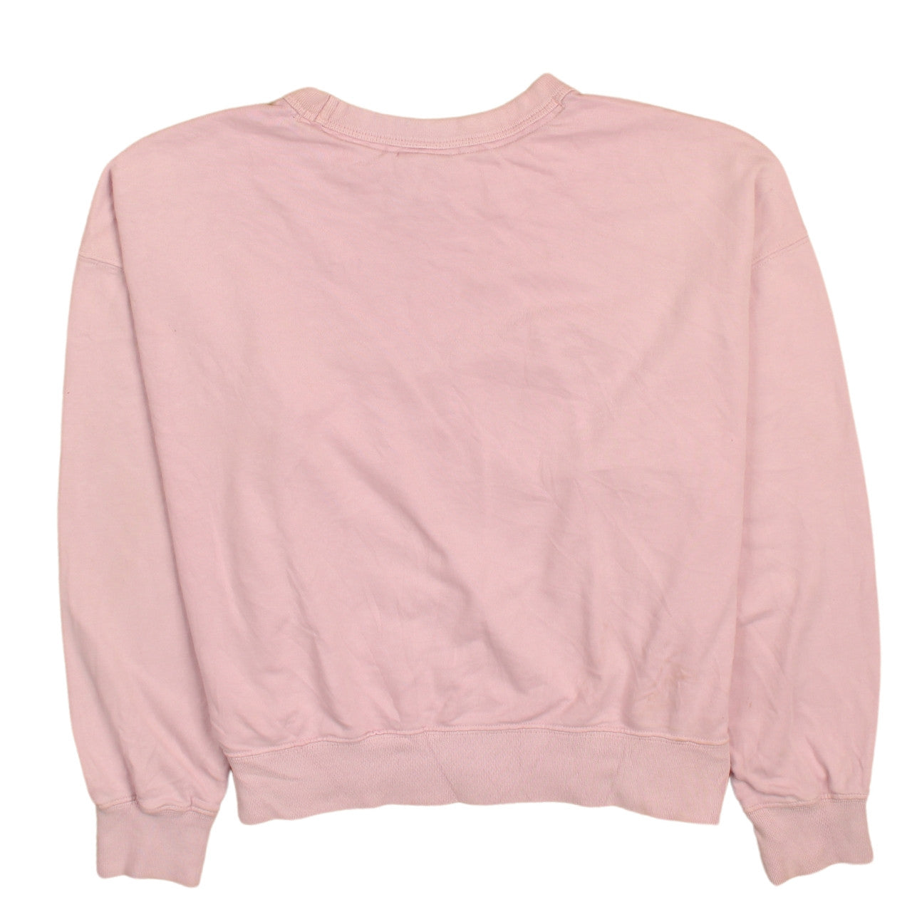 Champion Womens Pink Small Pullover Sweatshirt with Logo Embroidery