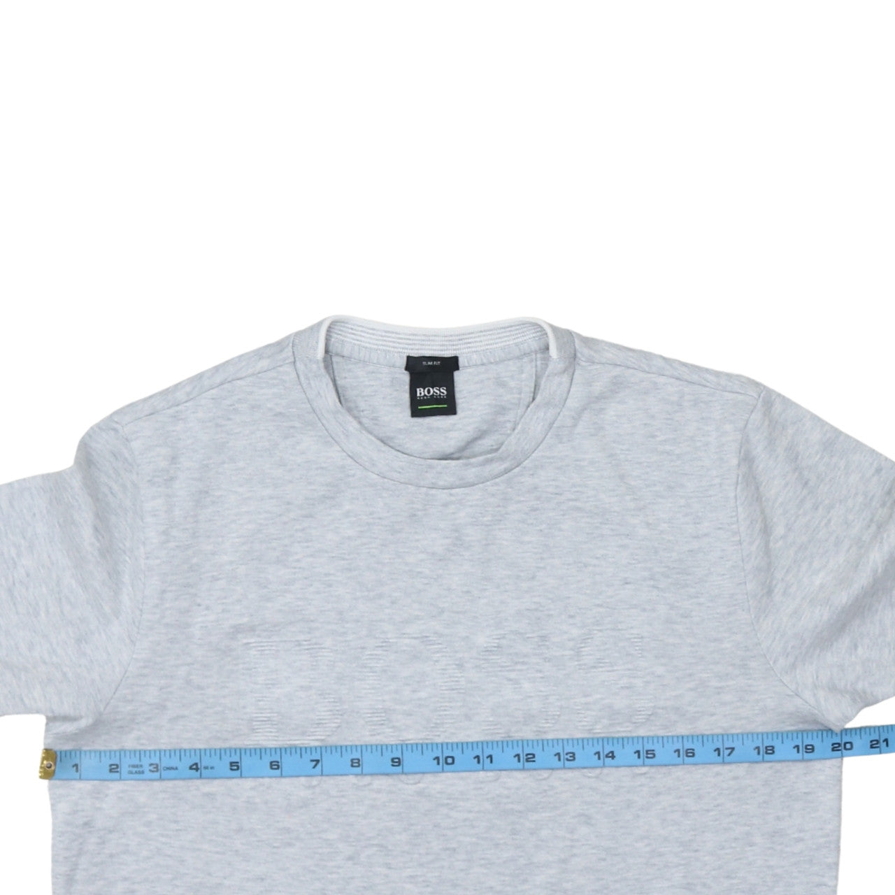 Hugo Boss Men's Grey Slim Fit Crew Neck Sweatshirt M