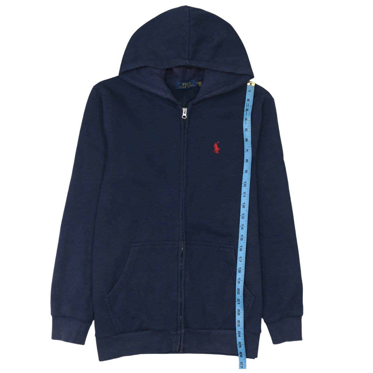 Ralph Lauren Men’s Blue Full Zip Hoodie Size L Classic Fit