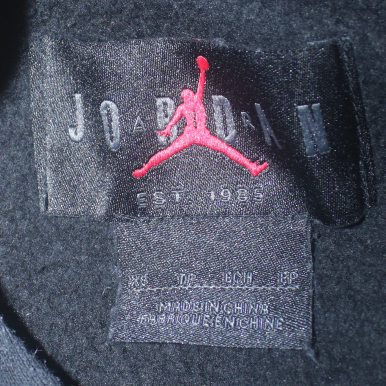 Jordan Men's Black Flight Collection Pullover Hoodie Size S