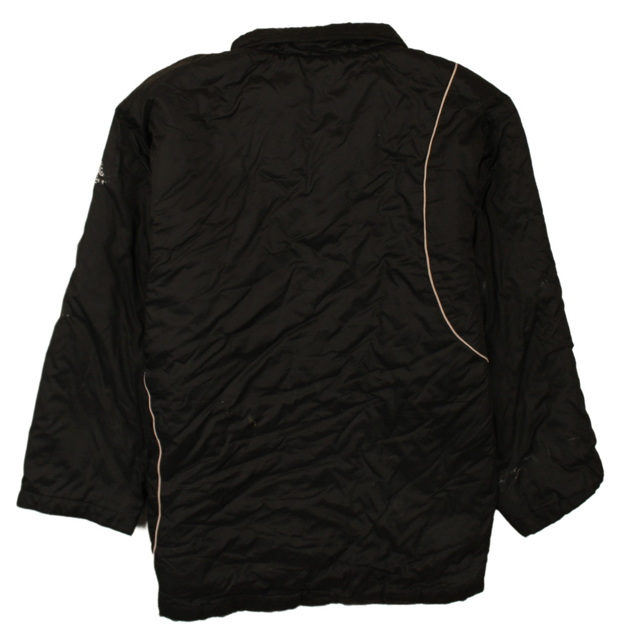 Adidas Boys Black 152 Track Jacket Full Zip Hooded Winter Activewear Coat