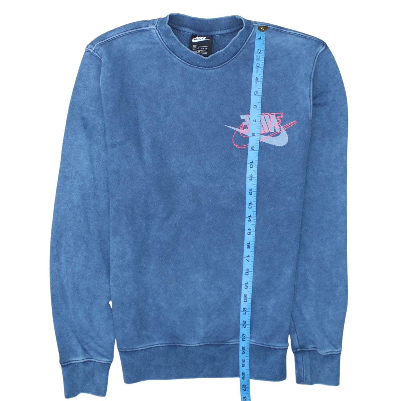 Nike Men's Blue XS Crew Neck Graphic Pullover Sweatshirt