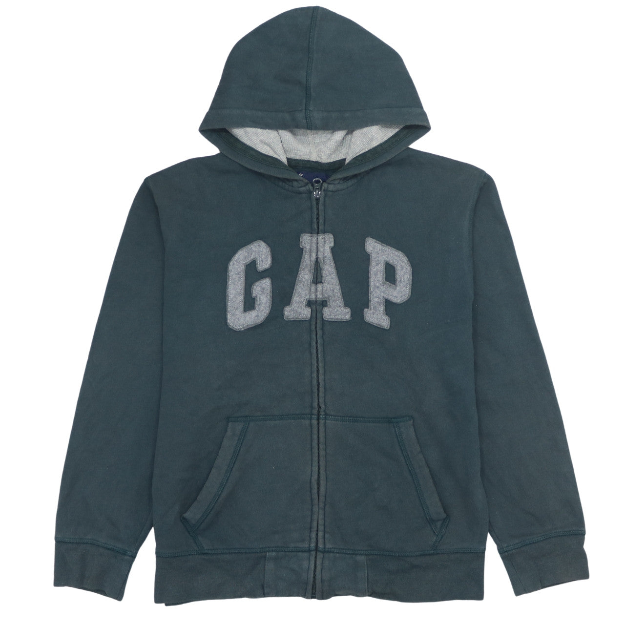 GAP Kids Boys Blue Full Zip Hoodie 13 Years Classic Fleece Sweatshirt