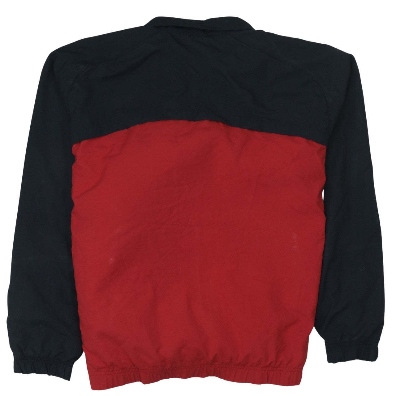 Nike Men’s Red & Black Track Jacket M Polyester Full Zip Sportswear