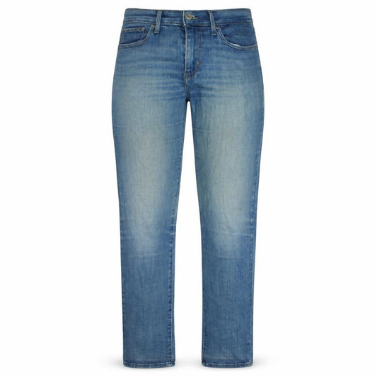 Levi's Women's Blue 28 Slim Stretch Mid Rise Straight Jeans