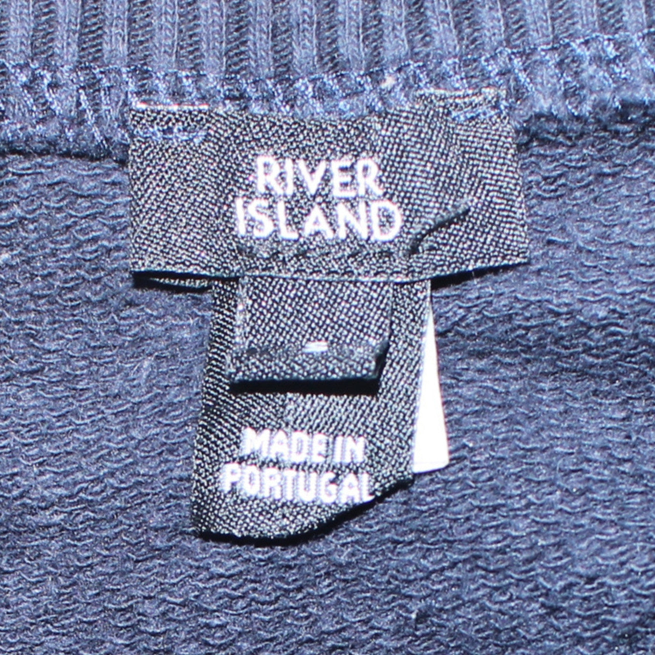 River Island Men’s Blue Pullover Sweatshirt S Love Yourself Graphic