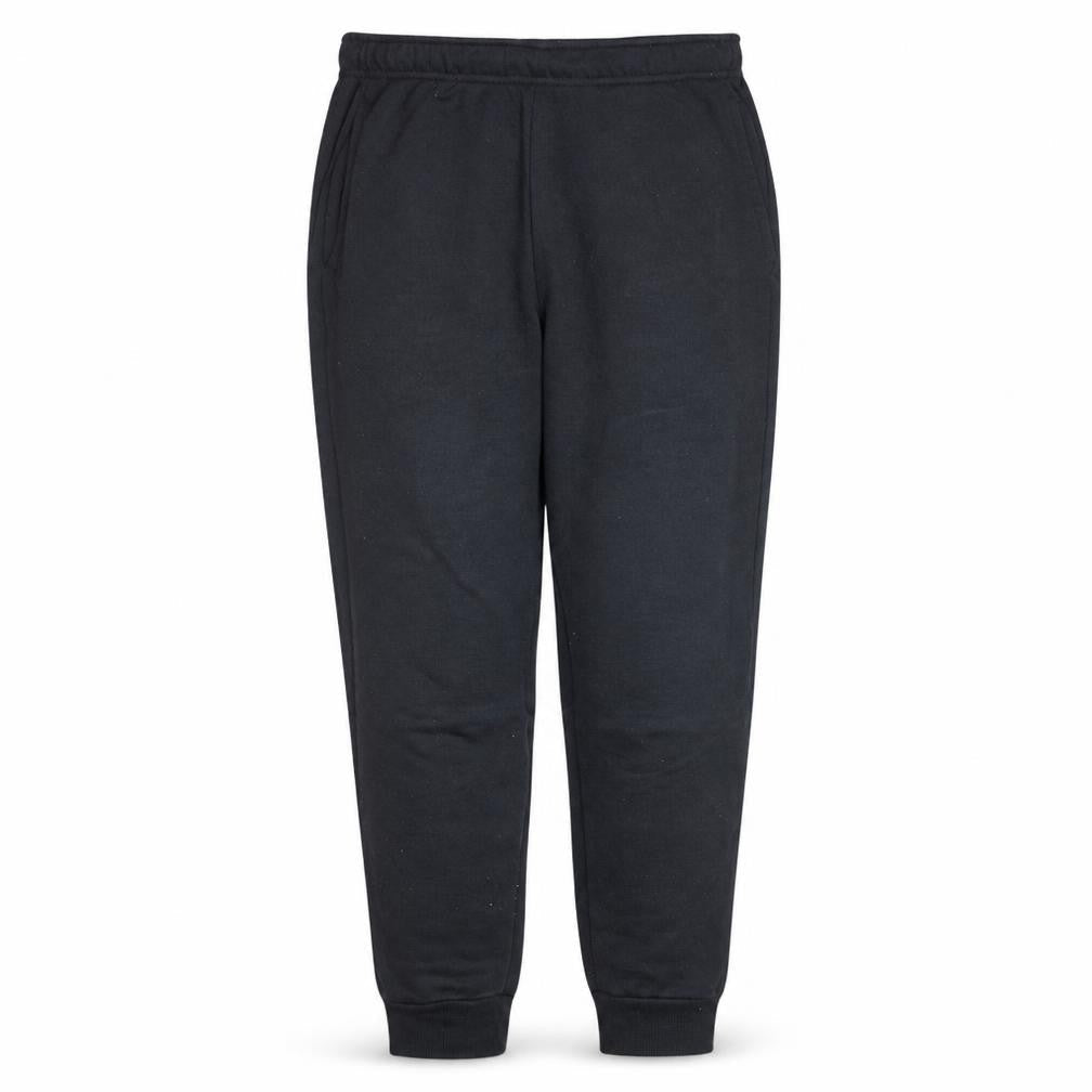 Front view of Nike Men's Black Dri-Fit Jogger Trousers, size M