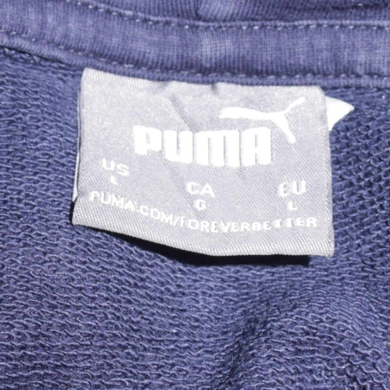 Puma Mens Blue Manchester City Hoodie L Pullover Fleece