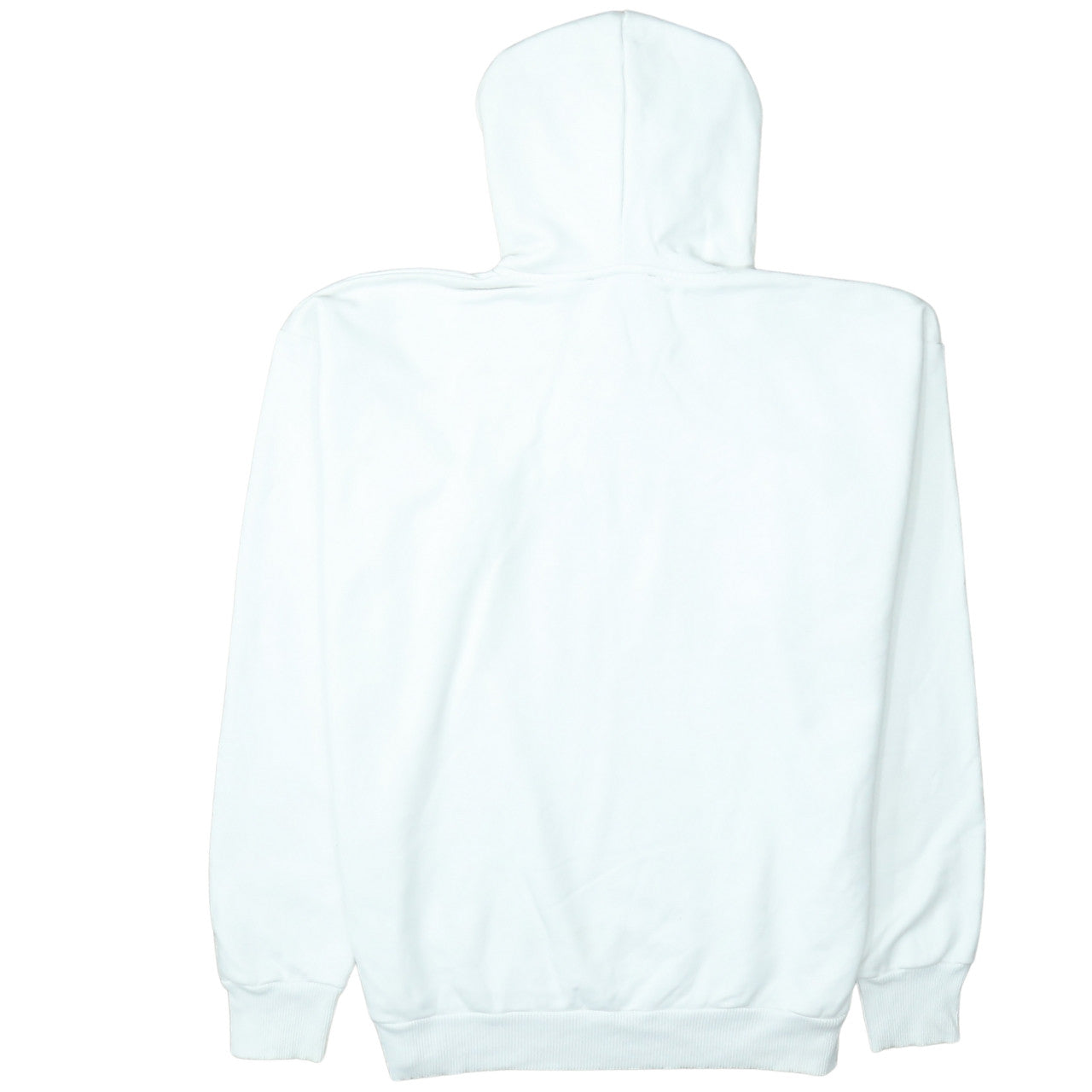 Diesel Men's White Pullover Hoodie L Graphic Print Cotton Sweatshirt