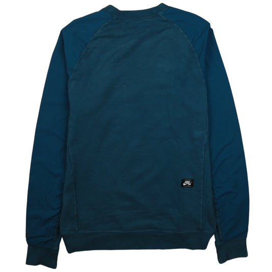 Nike SB Men's Blue Crew Neck Pullover Sweatshirt Size M
